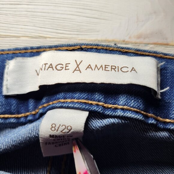 Vintage America Denim Jeans Retro BOOT-Y Style Size 8/29. - Picture 4 of 6